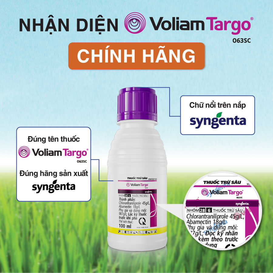 Voliam Targo Nhận diện hàng chính hãng