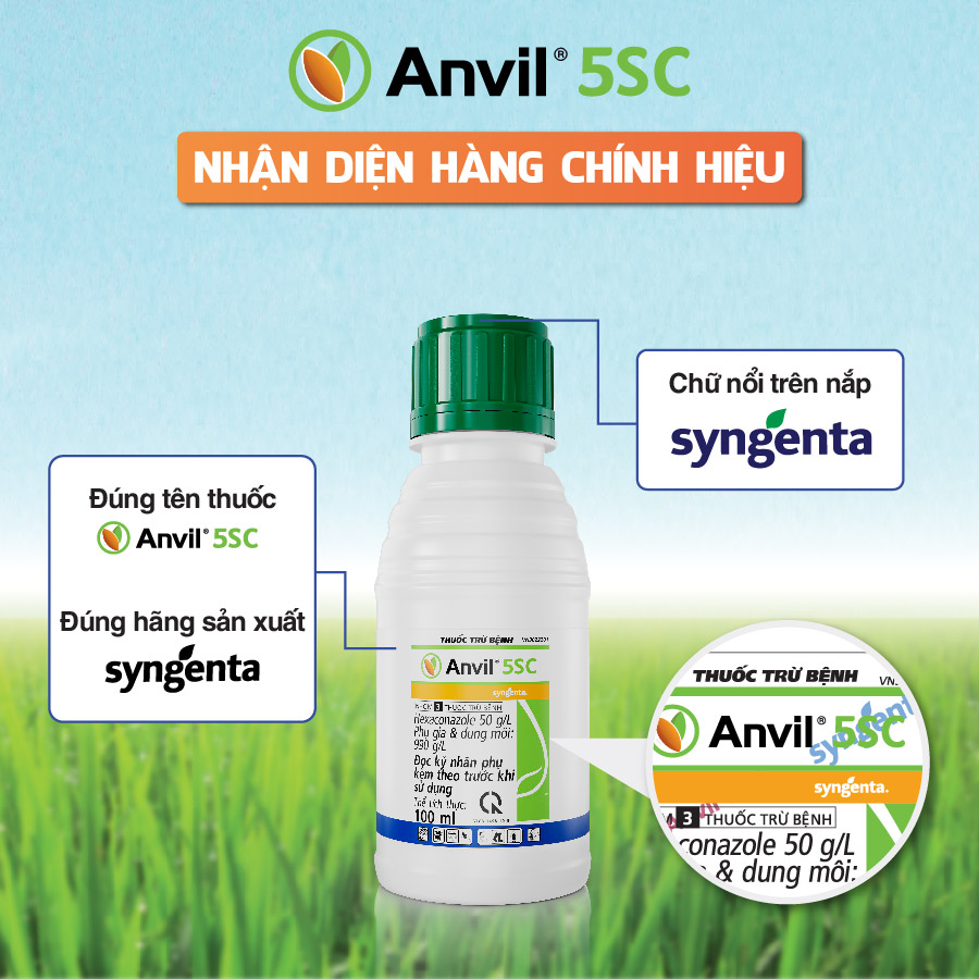 Anvil 5SC Nhận diện hàng chính hiệu