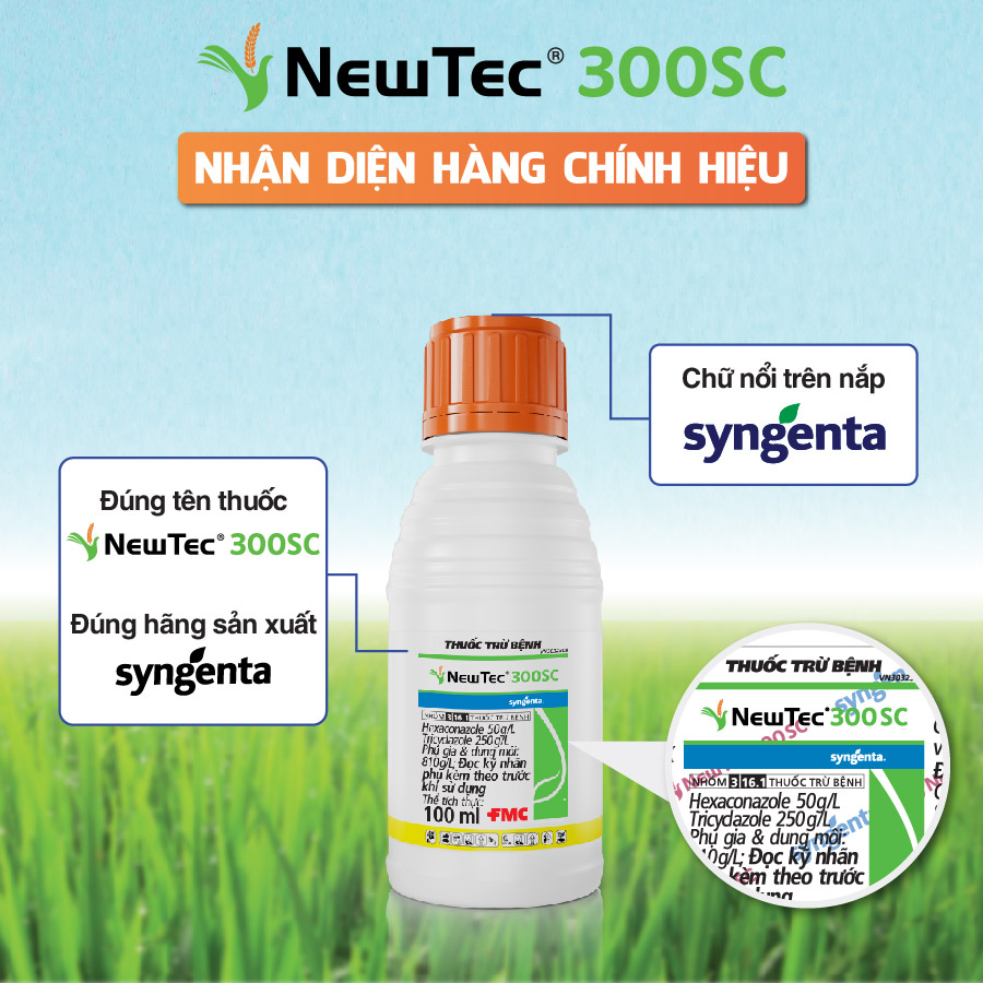 Newtech 300SC Nhận diện hàng chính hiệu