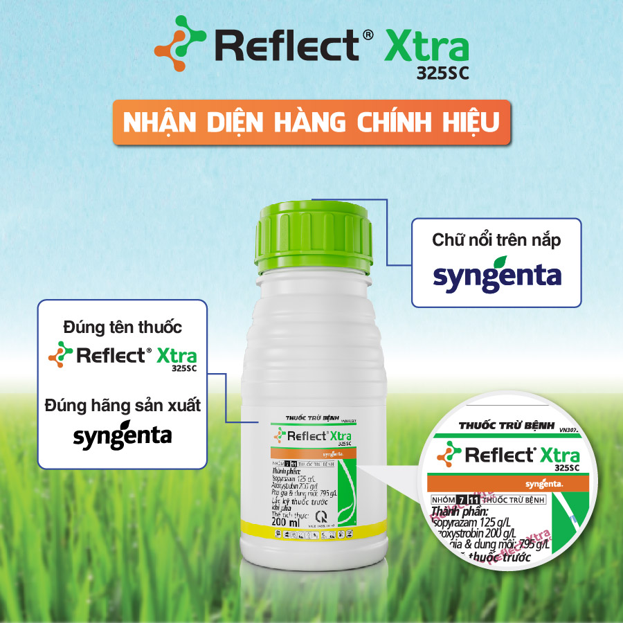 Reflect Xtra 325SC Nhận diện hàng chính hiệu