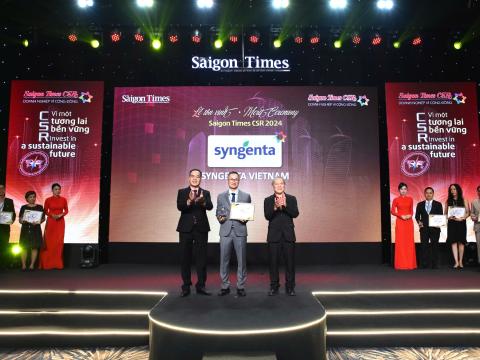 SYNGENTA VIỆT NAM ĐƯỢC VINH DANH “DOANH NGHIỆP VÌ CỘNG ĐỒNG” TẠI SAIGON TIMES CSR 2024