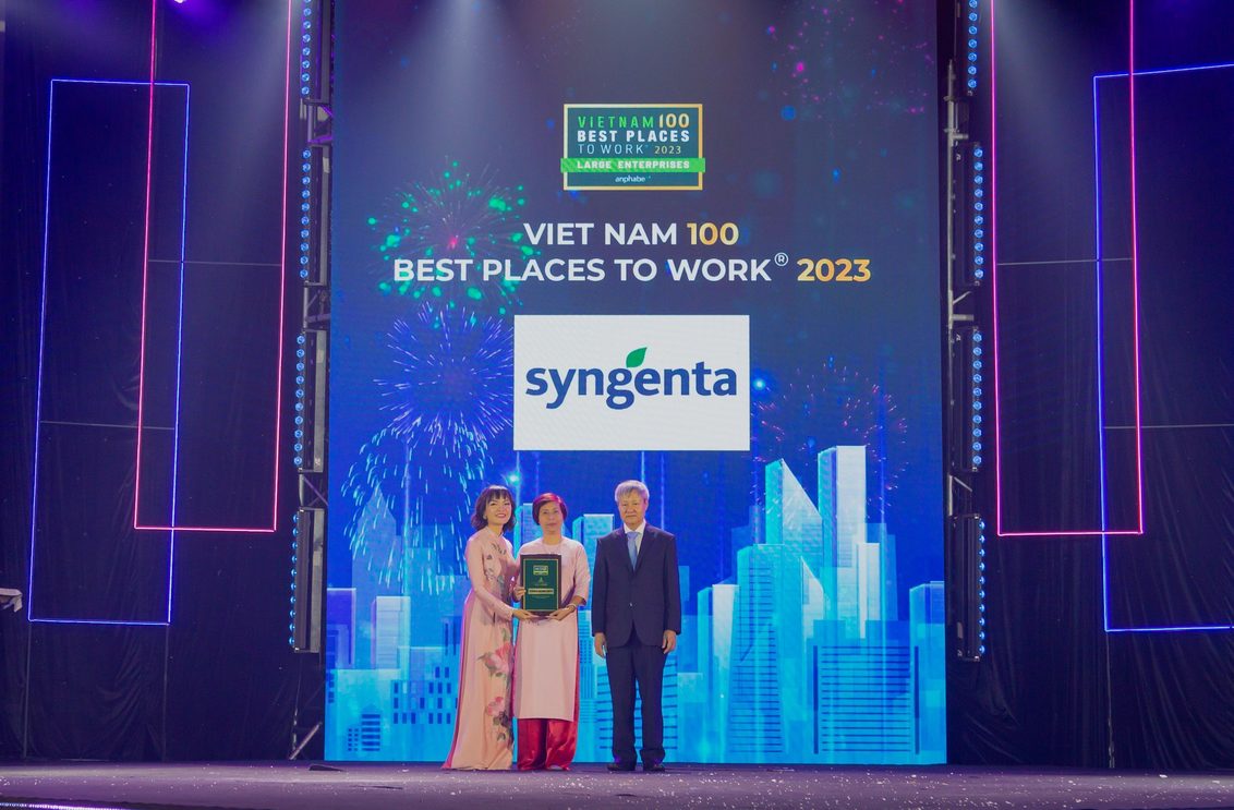 Syngenta Việt Nam được vinh danh là một trong những “Nơi làm việc tốt nhất Việt Nam” năm 2023Syngenta Việt Nam được vinh danh là một trong những “Nơi làm việc tốt nhất Việt Nam” năm 2023