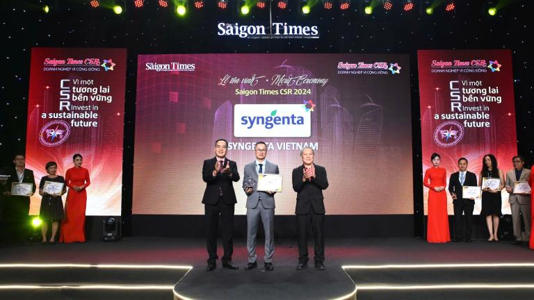 SYNGENTA VIỆT NAM ĐƯỢC VINH DANH “DOANH NGHIỆP VÌ CỘNG ĐỒNG” TẠI SAIGON TIMES CSR 2024