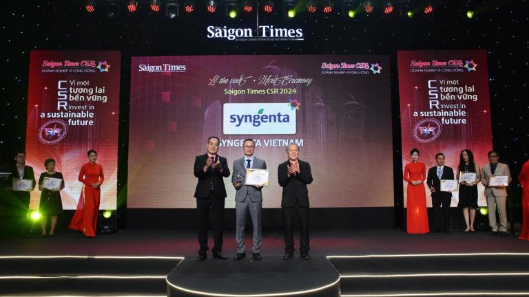 SYNGENTA VIỆT NAM ĐƯỢC VINH DANH “DOANH NGHIỆP VÌ CỘNG ĐỒNG” TẠI SAIGON TIMES CSR 2024